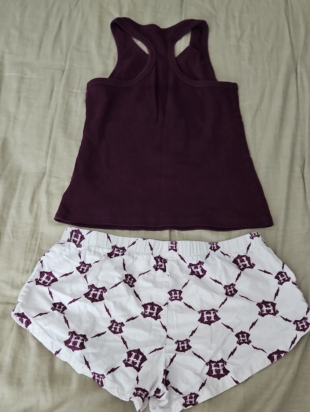 Harry Potter Tank & Short PJ Set in Purple - Picture 8 of 8